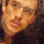 фрагмент Портрет В.С. Сварога, 1915, холст, масло, Национальный художественный музей Республики Беларусь, Минск