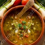 Овощной конопляный суп