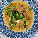 Конопляно-грибной суп
