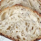 Хлеб с розмарином и льном