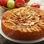 Итальянский яблочный пирог со льном