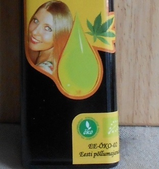 Органическое конопляное масло "Tammejuure". Organic hemp oil 