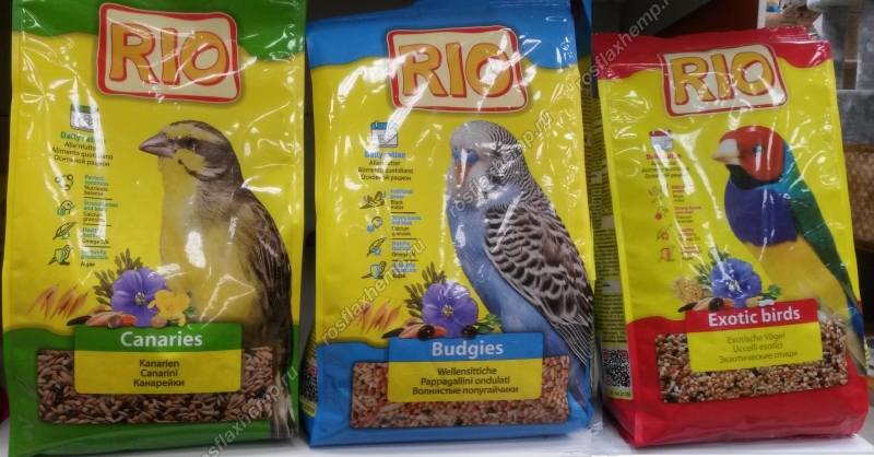 Лен и конопля в кормах для птиц