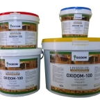 Льняное масло с пчелиным воском для обработки  деревянных бань Oxidom